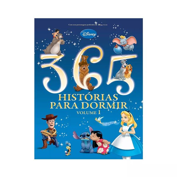 Livro Infantil Dcl 365 Histórias para Dormir com Personagens Clássicos Disney