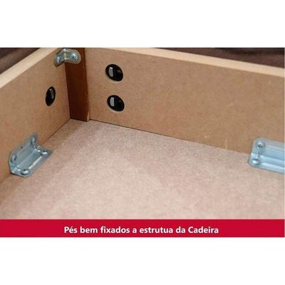 Cadeira De Cozinha Milla Plus Kit 4 Un Nature Courano Caramelo