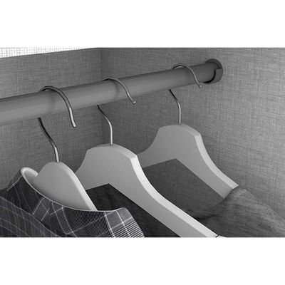 Guarda Roupa Casal 6 Portas (2 C- Espelho) E 3 Gavetas Caju Da136 Branco - Henn