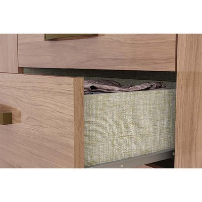 Guarda Roupa Casal 6 Portas (2 C- Espelho) E 3 Gavetas Caju Da136 Branco - Henn