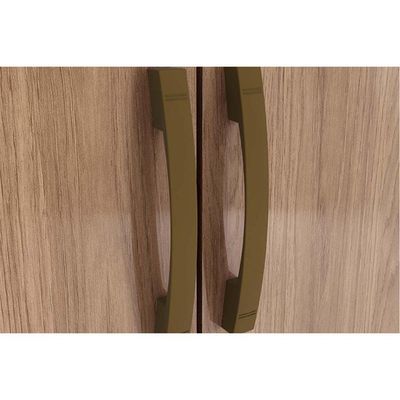 Guarda Roupa Casal 6 Portas (2 C- Espelho) E 3 Gavetas Caju Da136 Branco - Henn