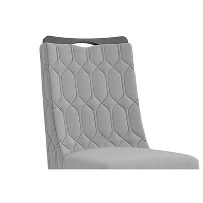 Kit 4 Cadeiras Sala Jantar Bia 4 Un Cedro Suede Moca