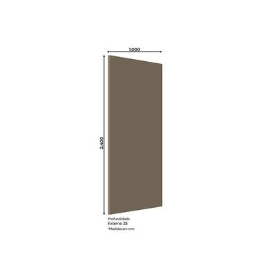Módulo Cozinha Connect Painel De Edição Para Fechamento 240x100x205cm Duna2 Aéreos + 1 Balcão + 1 Complemento