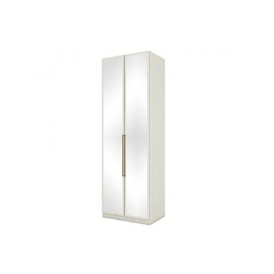 Guarda Roupa Modulado C- 2 Portas C- Espelho Mc09 Seletto Areia - Henn