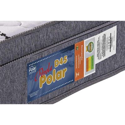 Colchão Solteiro Espuma D45 Pérola (88x188x24) - Polar