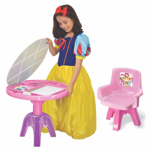 Mesa com Cadeira Líder Centro de Atividades Princesas