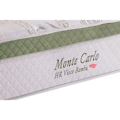 Colchão Queen Molas Visco Ensacadas Masterpocket Monte Carlo Euro Pillow (158x198x33) - Herval
