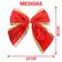 Kit 12 Enfeite Laços Natalino Vermelho árvore Natal De 10cm