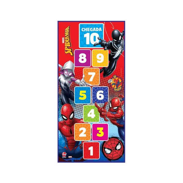 Tapete Eva Amarelinha Spiderman Tapete Eva Amarelinha Spiderman