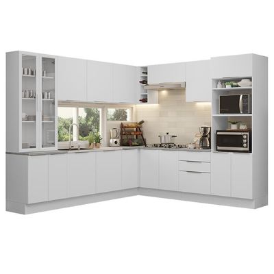 Armário Cozinha Completa Branco Stella Madesa 01 Branco