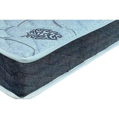 Cama Box Baú King: Colchão Espuma D45 Orthoflex Comfortpedic Line + Base Crc Courano White (193x203)