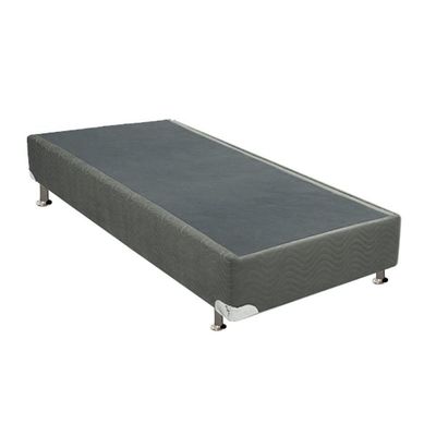 Cama Box King: Colchão Molas Superpocket Ensacadas Ortobom Gold + Box Suede Gray (186x198)