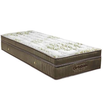Cama Box King: Colchão Molas Superpocket Ensacadas Ortobom Gold + Box Suede Gray (186x198)