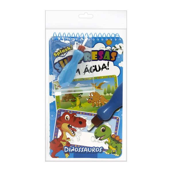 Livro Infantil Todolivro Surpresas com Água Dinossauros