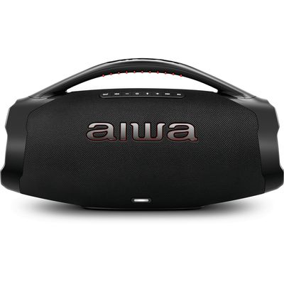 Caixa de Som Boombox Plus AIWA BBS-01-B 200W Bluetooth 30H IP66 USB Preto BIV