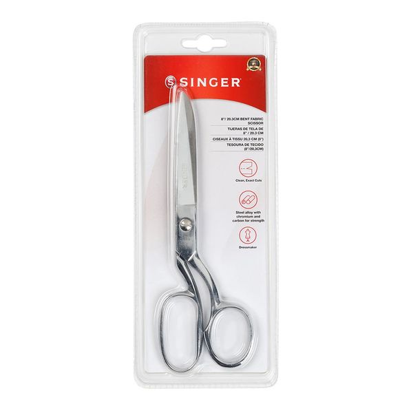 Tesoura para Tecido Singer Uso Profissional 8" / 20,3cm Prata