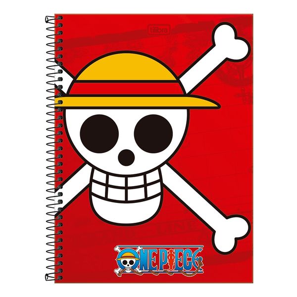 Caderno Universitário Tilibra Capa Dura One Piece 16 Matérias 256 Folhas - Item Sortido