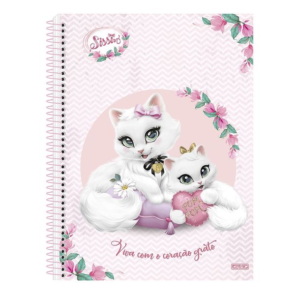 Caderno Universitário São Domingos Sissi Cat 1 Matéria 80 Folhas - Item Sortido