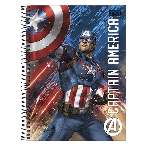 Caderno Universitário Tilibra Avengers 10 Matérias 80 Folhas