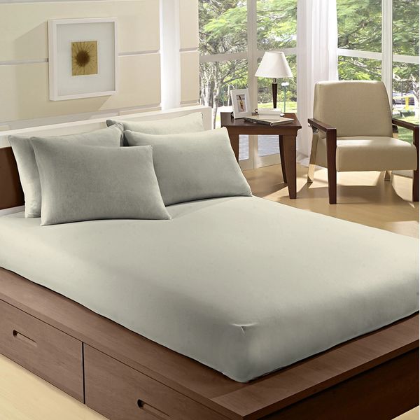 Lençol Queen Camesa Remix com Elástico 100% Algodão Bege Lençol Queen Camesa Remix com Elástico 100% Algodão Bege