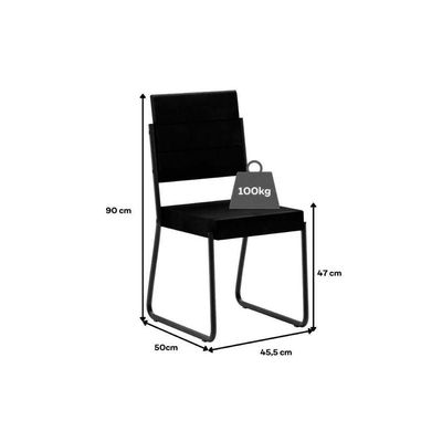 Kit 4 Cadeiras Sala Jantar 1736 4 Uni Rose Areia Caramelo Carraro