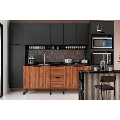Paneleiro De Cozinha Modulado Alpha 2510 Com 3 Portas 50cm Branco
