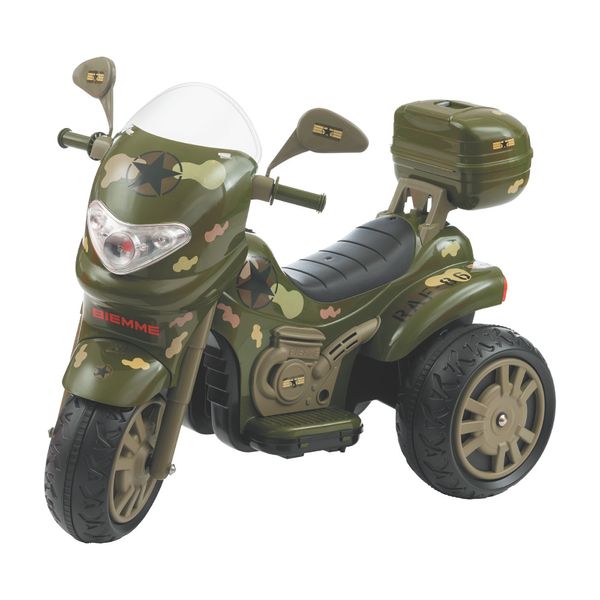 Moto Biemme Sprint Turbo Militar 12v com Capacete