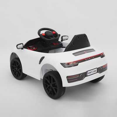 Carro Elétrico Infantil Porsche 6V Branco