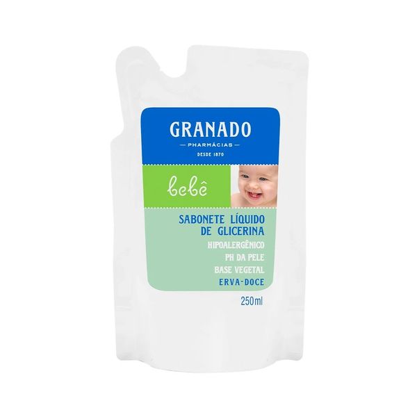 Refil para Sabonete Líquido Granado Infantil Erva Doce 250ml Refil para Sabonete Líquido Granado Infantil Erva Doce 250ml