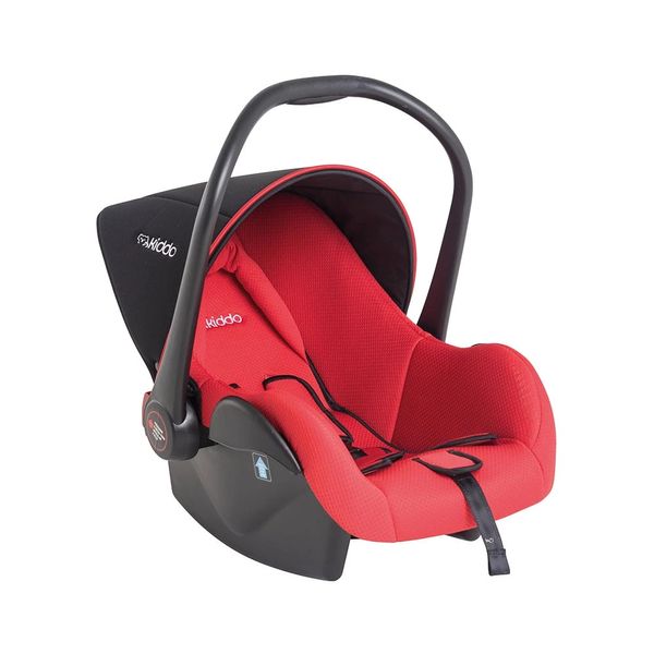 Cadeira Bebê Conforto Kiddo Casulo Preto e Vermelho 0 a 13kg
