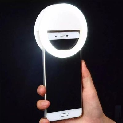 Luz Selfie Ring Light Clipe Anel Led Flash Celular Universal