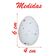 Cesto Galinha Porta Ovos Cerâmica Decorativo 12 Ovos Branco