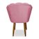 Kit 2 Cadeiras De Jantar Flor Em Veludo Reforçada - Balaqui Decor Cor:rosa Rosa