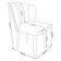 Cadeira Para Mesa De Jantar Flor Moderna Balaqui Decor Cinza