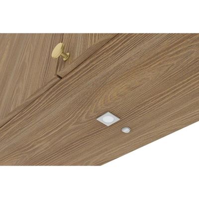 Kit Cozinha Modulada 8 Peças Botanic 3 Aéreos + 2 Balcões + 1 Paneleiro+ 2 Complementos M663 Nogueira Verde Oliva