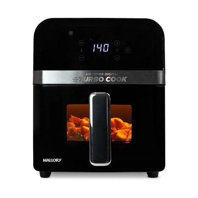 Fritadeira Air Fryer Mallory TurboCook 6 Litros Preto 127V