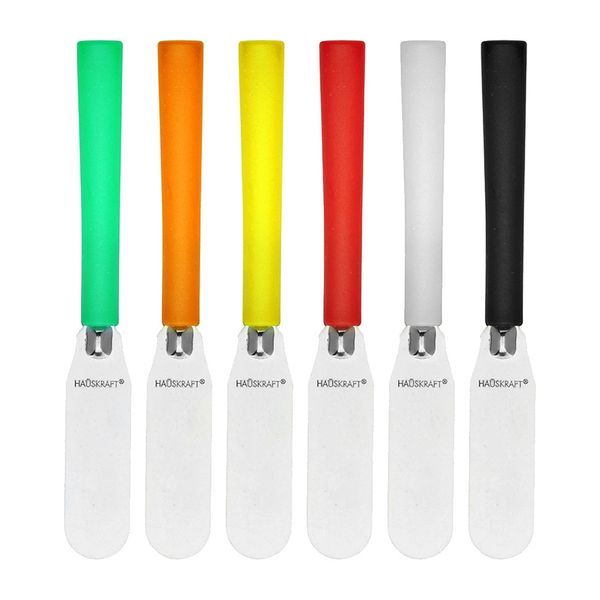 Conjunto de Espátulas Etilux Coloridas 6 Peças