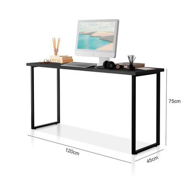 Escrivaninha Mesa Office Estilo Industrial 120cm Klm Store Preto