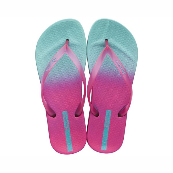 Sandália Ipanema Colorful Azul e Rosa Neon 35