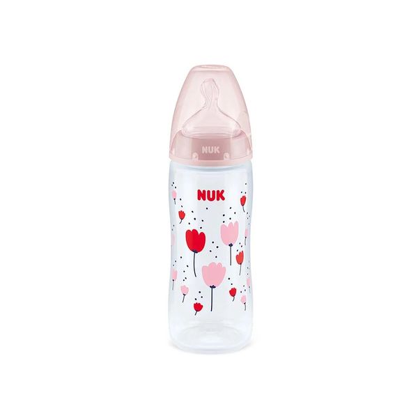 Mamadeira Nuk Fc Tempo Control Girl S2 360ml Mamadeira Nuk Fc Tempo Control Girl S2 360ml