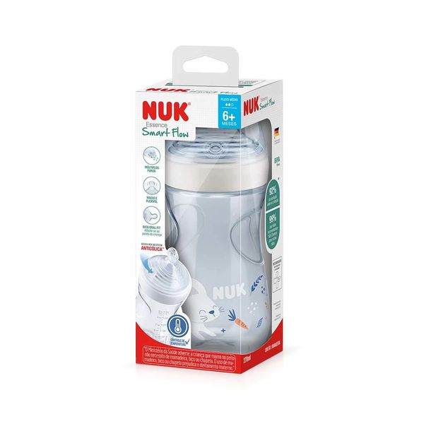 Mamadeira Nuk Essence Tc Smart Flow Neutra 270ml S2