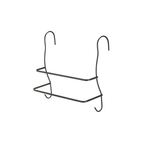 Porta Toalha de Banho Duplo Arthi Preto