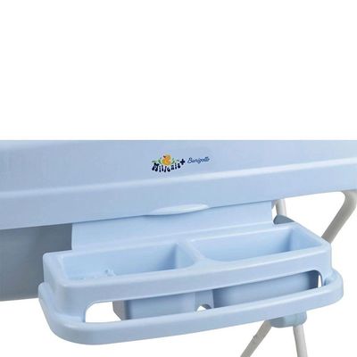 Banheira De Bebê Com Trocador Burigotto Millenia + Baby Blue Azul