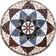 Mandala Indiana I Piso Mosaico Tamanho 120cm