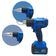 Soprador Térmico Portátil Com Display 21v + 3 Bocais De Metal Potente