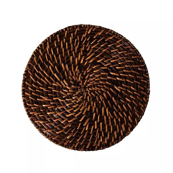 Jogo Americano Mundiart Rattan Marrom 32cm 1 Peça Jogo Americano Mundiart Rattan Marrom 32cm 1 Peça