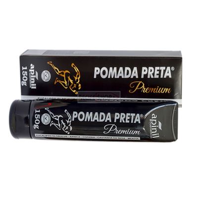 Pomada Preta Bisnarga 150g + Joelheira Neoprene Ajustavel