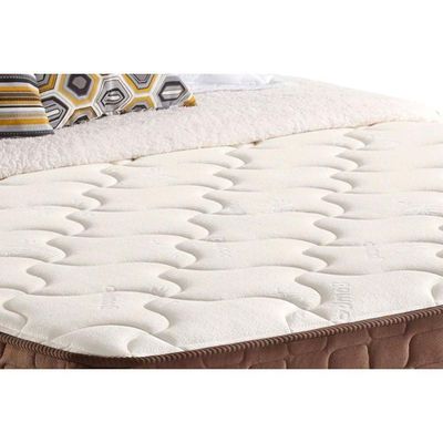 Cama Box Queen: Colchão Molas Ensacadas King Best Brown + Base Crc Suede Brown (158x198)