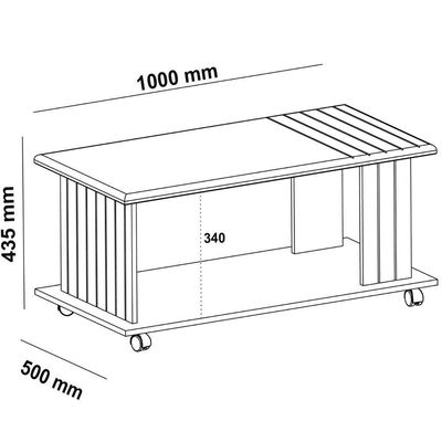 Mesa De Centro Artely Mila Cinamomo-off White