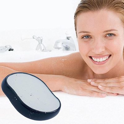 Pedra Depiladora Cristal Magico Remove Pelos Do Corpo Higienizador Pele Limpa Maos Braços Pernas Rosto